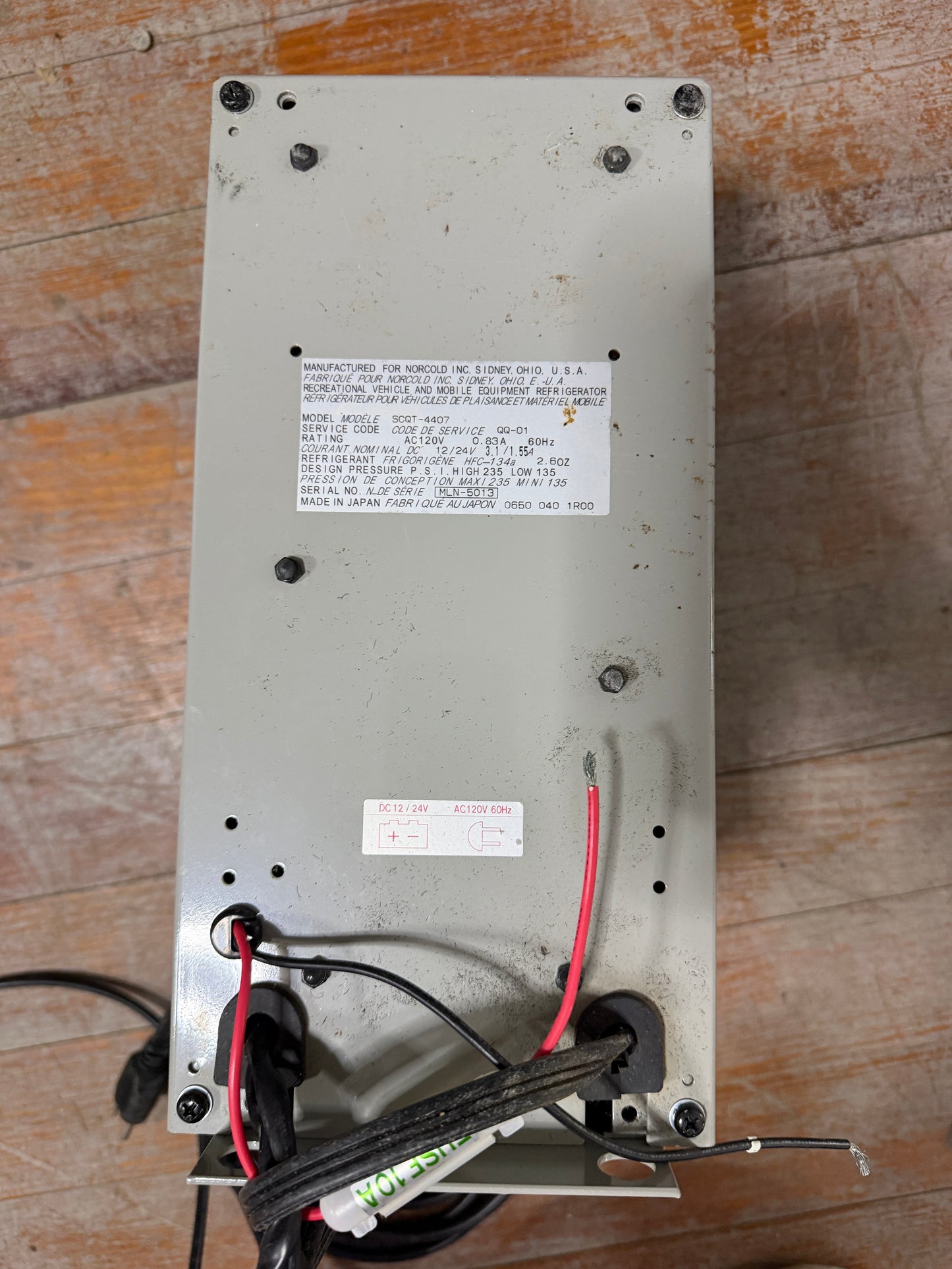 NORCOLD SCQT-4407 Icebox System DC12/24V AC120V