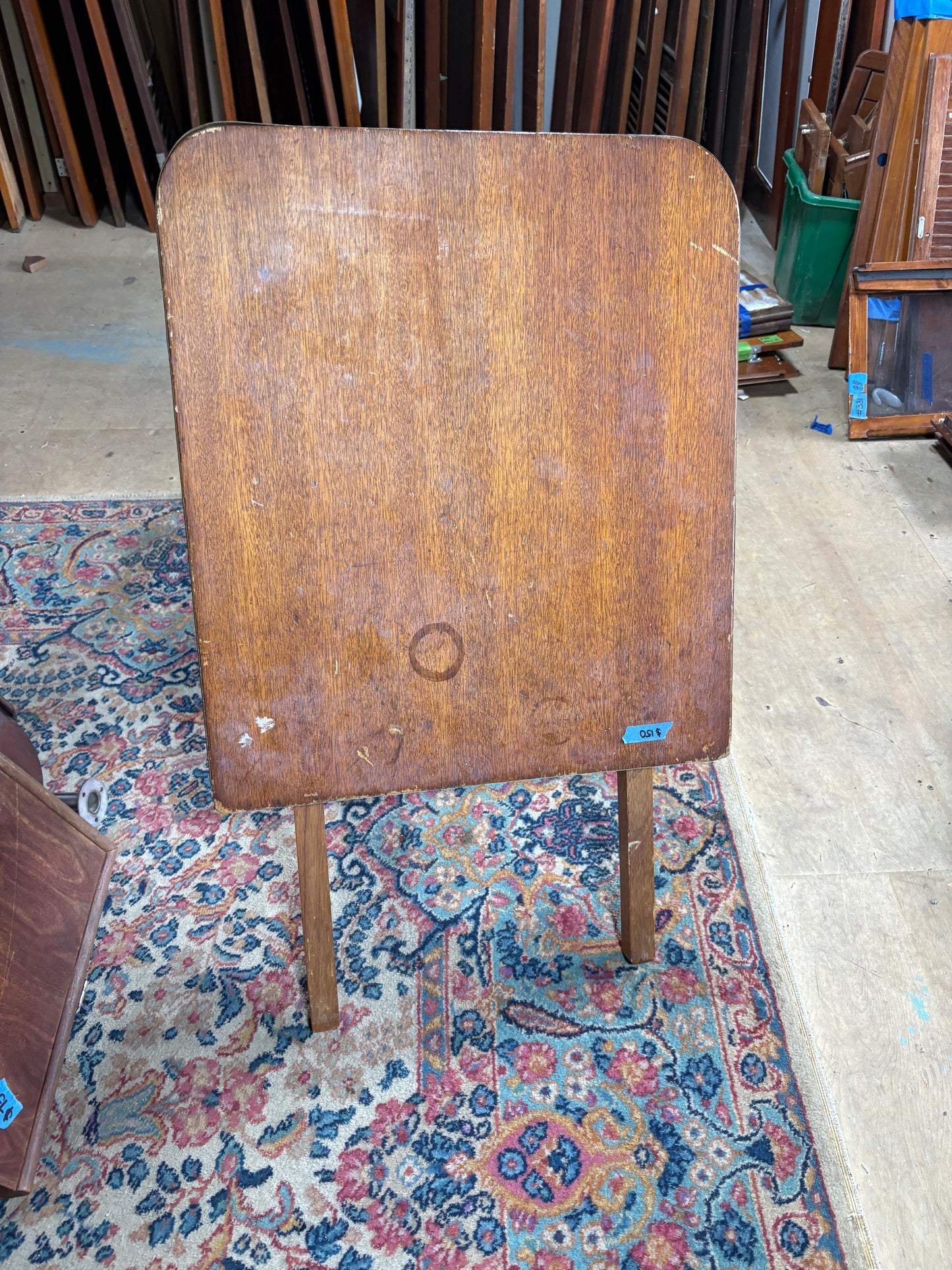 Folding Slide Extending Interior Table - 53" Long x 23" Wide -- #36
