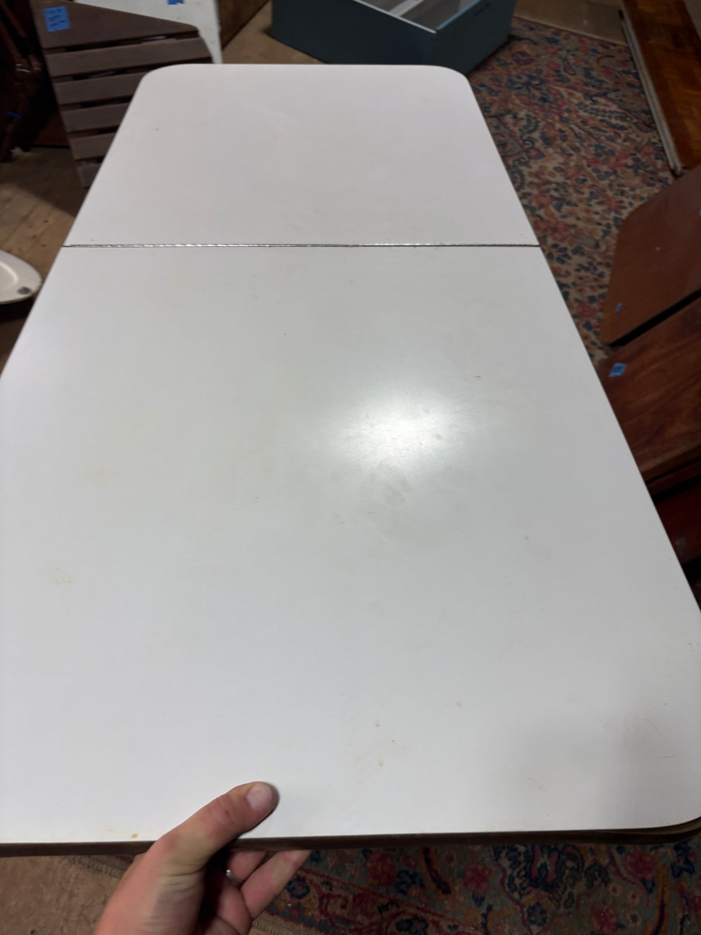 Folding Slide Extending Interior Table - 53" Long x 23" Wide -- #36