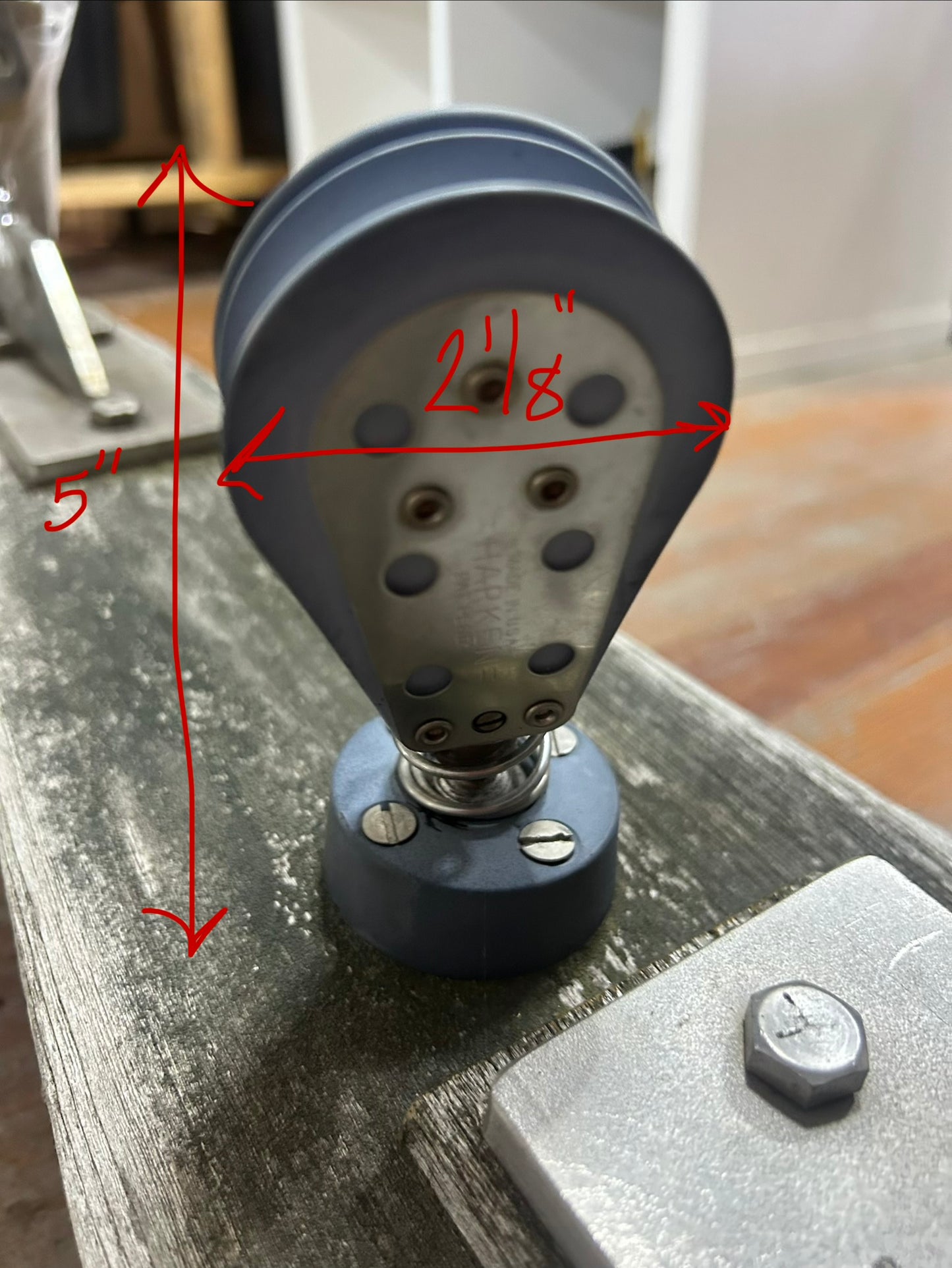 Custom Bowsprit w/ Harken Stand-Up Block & Hardware 30”