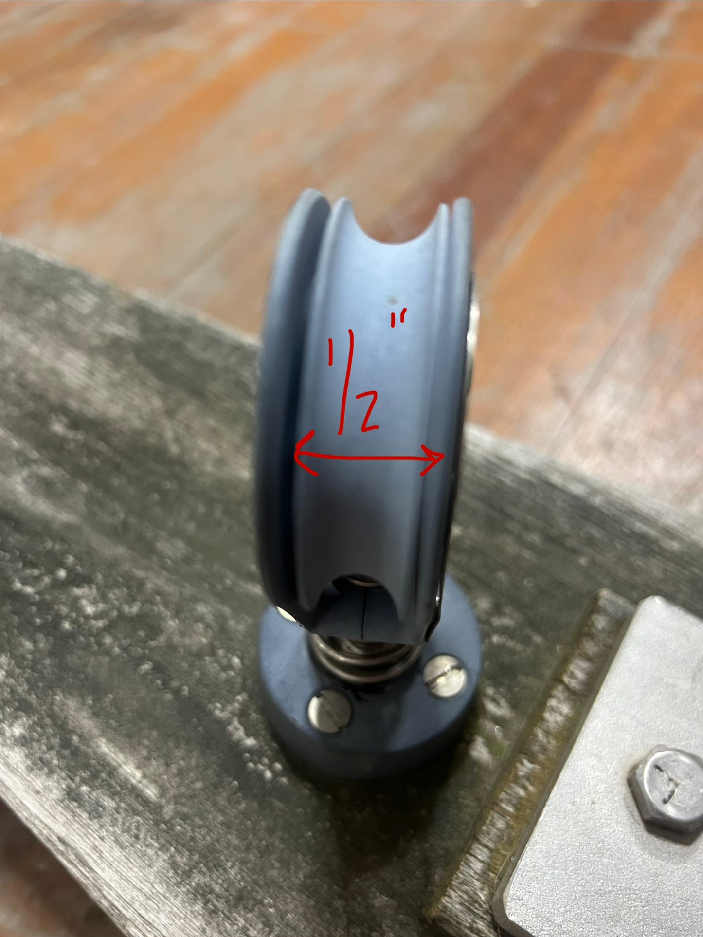 Custom Bowsprit w/ Harken Stand-Up Block & Hardware 30”