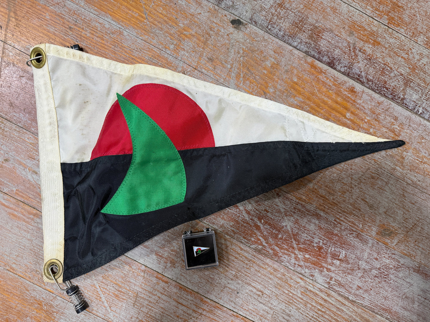 Vintage Burgee / Flag With Pin