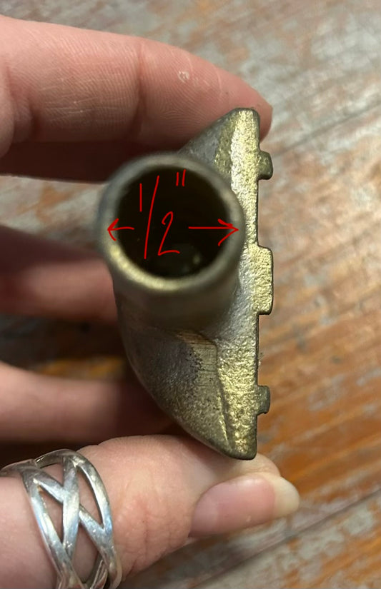 Vintage Bronze Marine Raw Water Intake Scoop Strainer 1/2” Hose Connection  Description