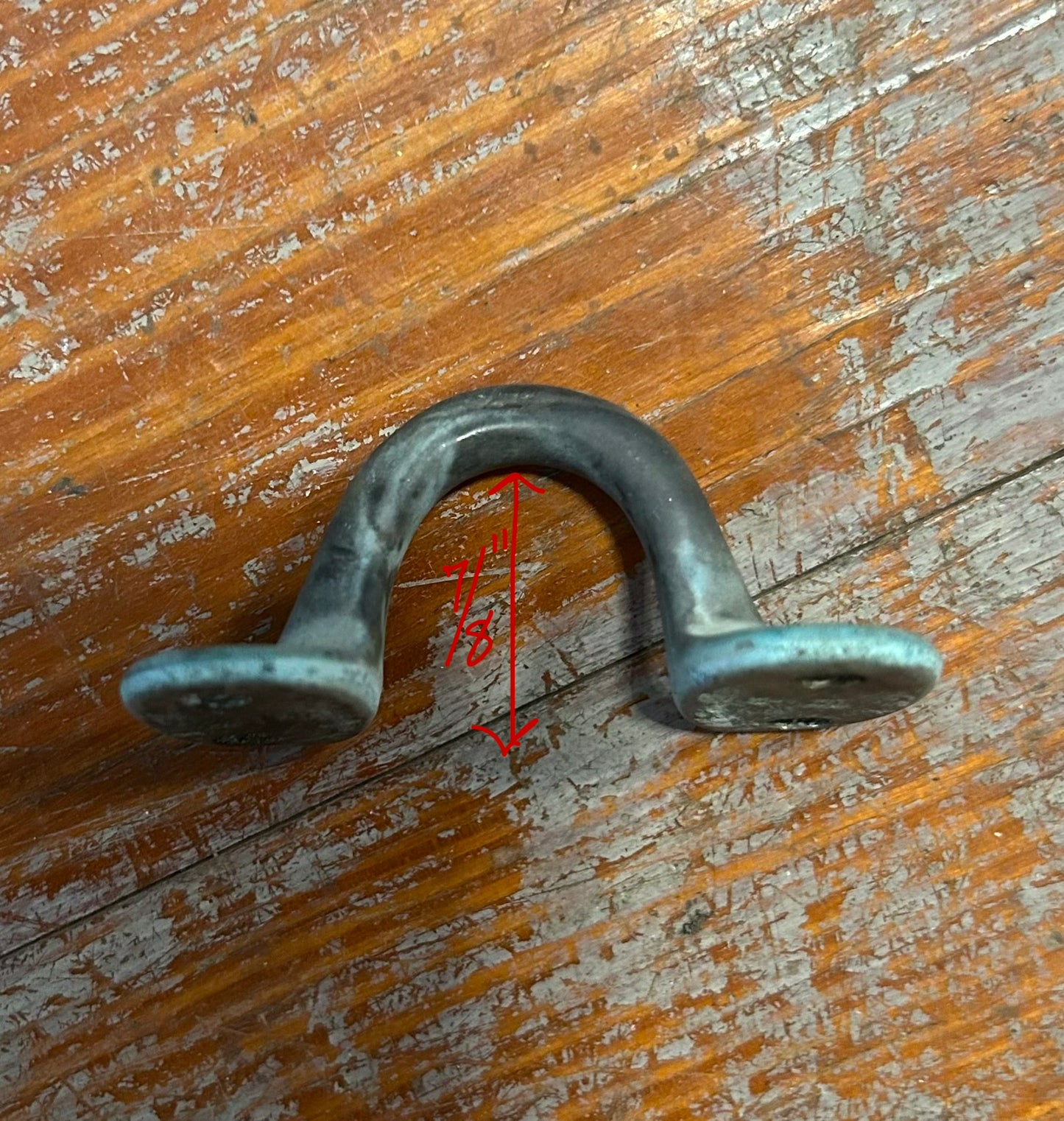 Bronze Pad Eye Strap Eye 4 Bolt Deck Mount/ Deck Bow 2-1/8”