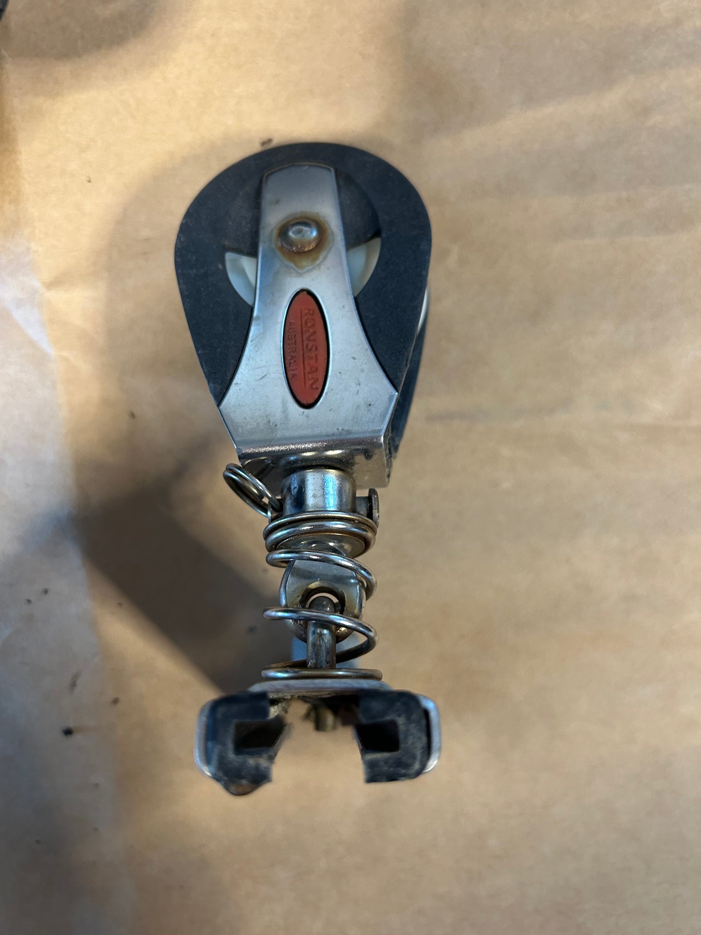 Ronstan Single Block Pull Top Track Car - 1”