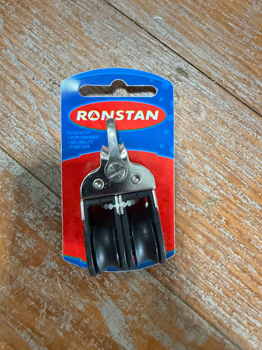 Ronstan RF20202 Series 20 Ball Bearing Double Block - 6mm Line / 1/4" Line - NEW