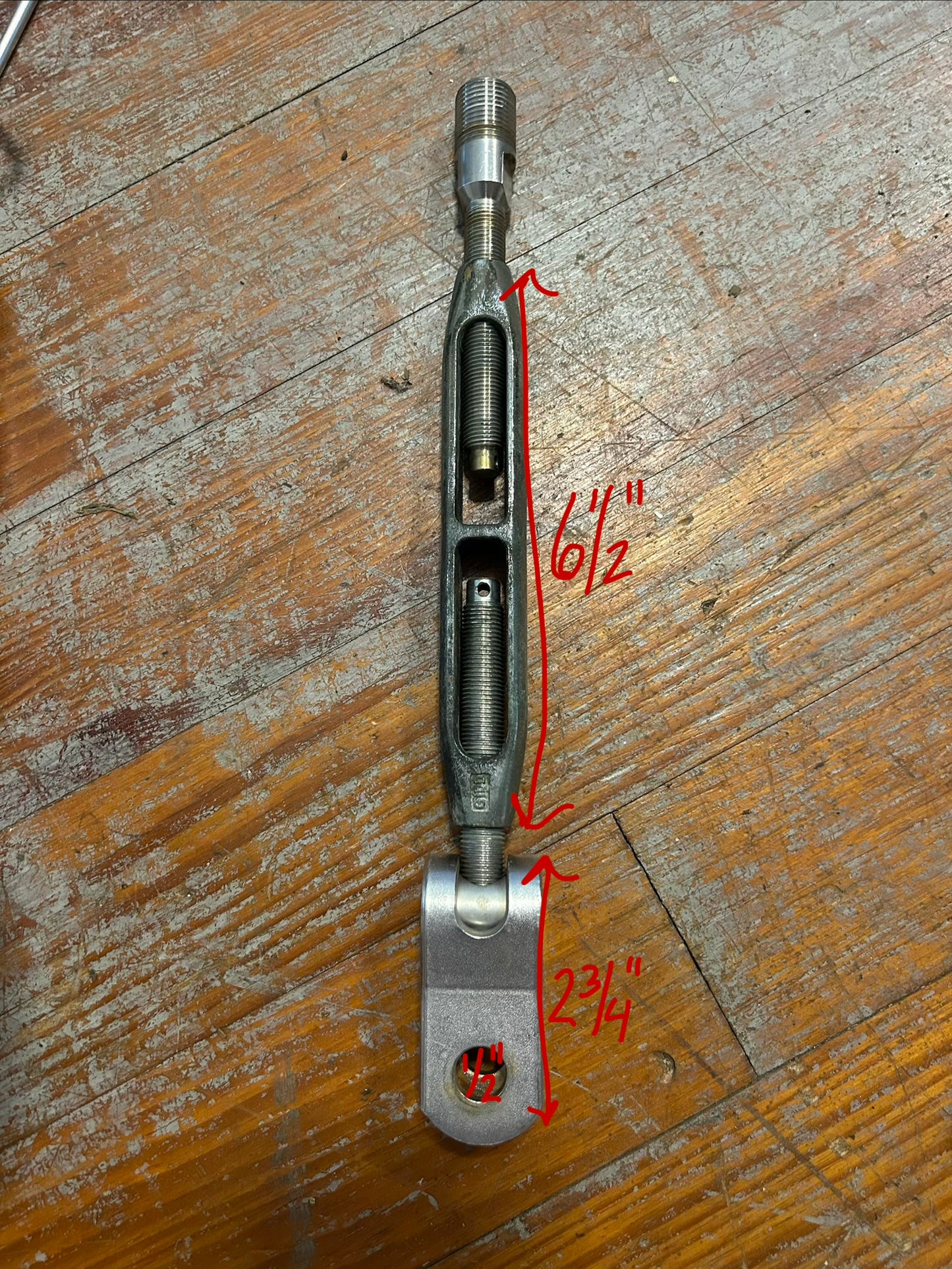 Gibb Open Body Sailboat Turnbuckle Fork to Toggle 5/8” Stainless
