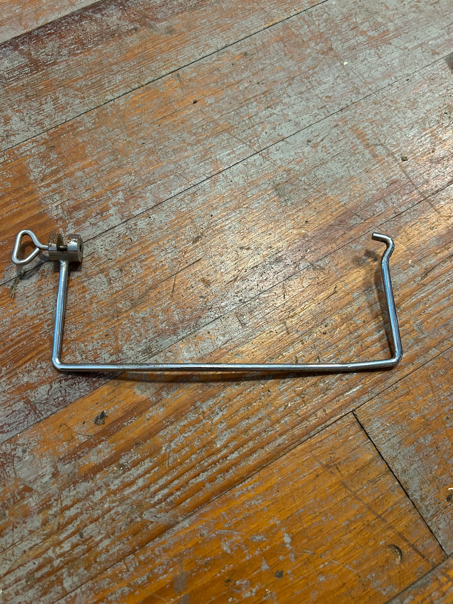 Vintage Stainless Steel Sailboat Gimbaled Stove Pot Holder / Pot Restraint Bar