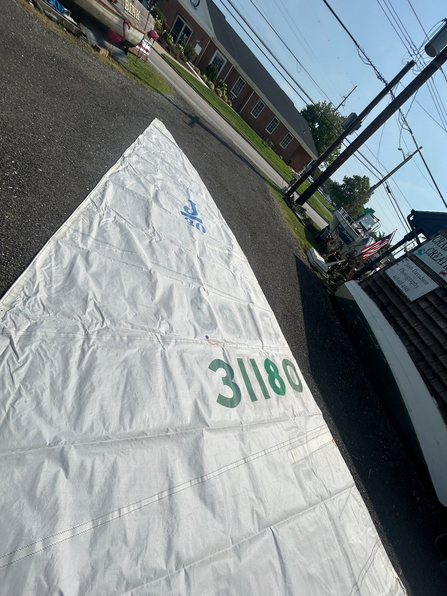 North Sails J/30 Mainsail Dacron Sail 40’3” x 37’3” x 12’6” Used