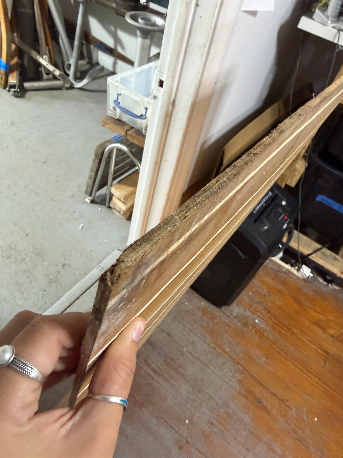 Teak and Holly Plywood - 4' Long x 31 1/2" Wide x 1/4" Thickness -- #346
