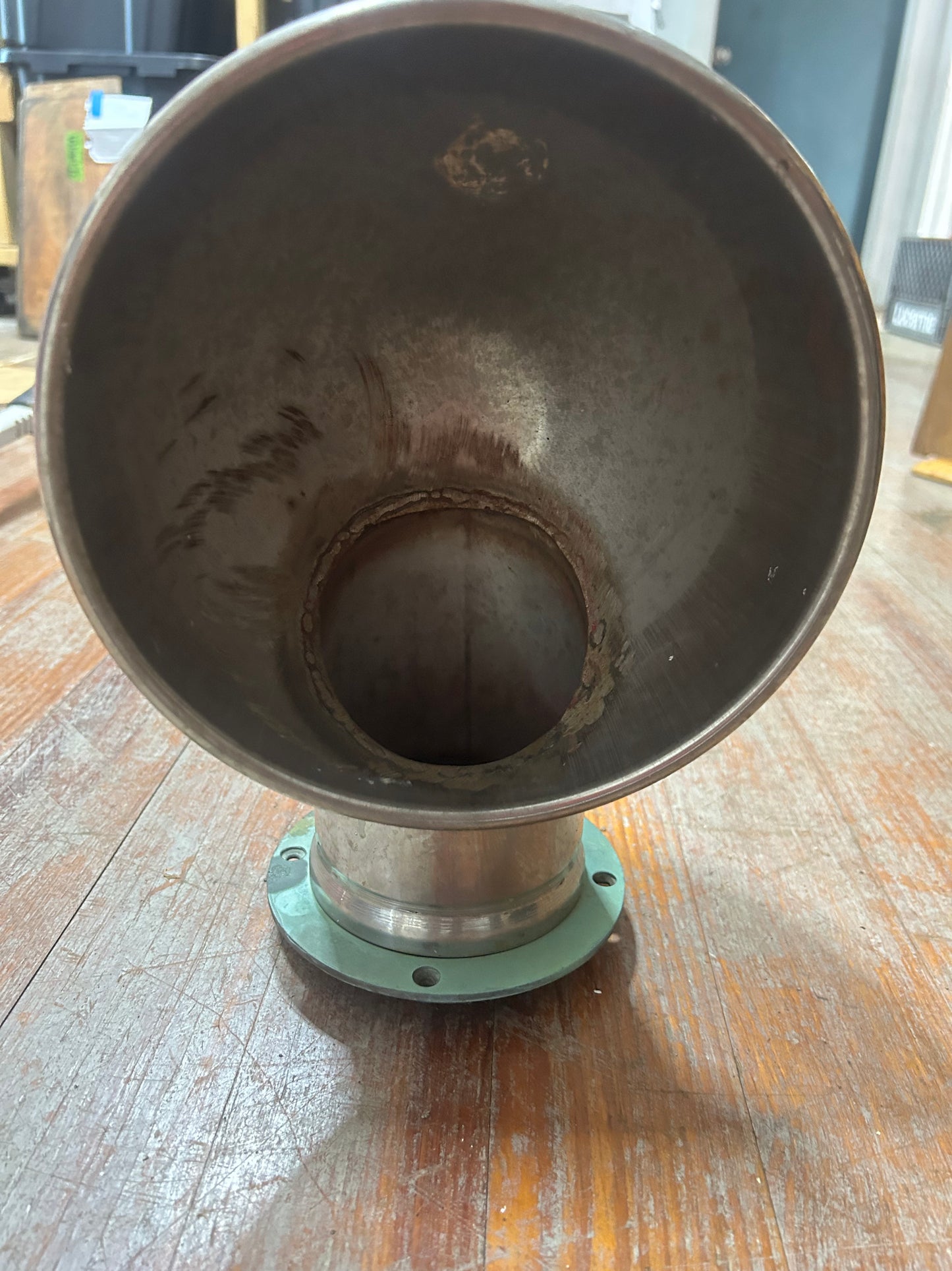 Large Stainless Steel Dorade Vent 8” x 12”- 4” Flange