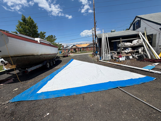 Hunter 31 Roller Furling Sail - 38'2" x 36'7" x 20'