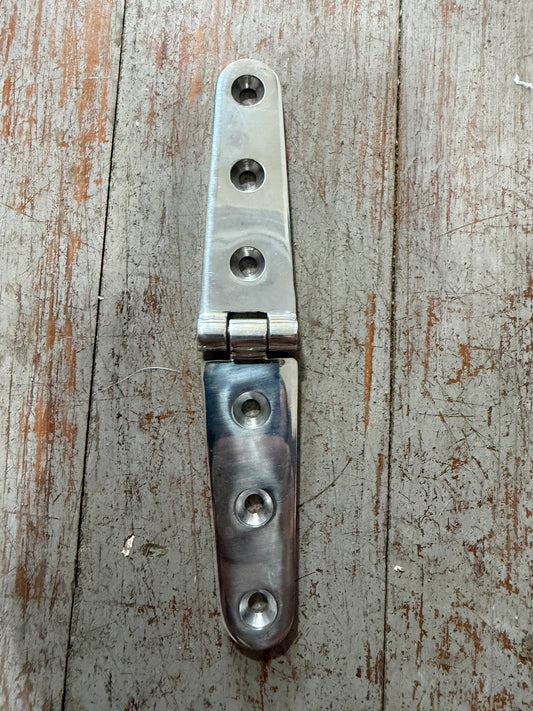 Single Stainless Steel Hinge - 6 1/4" Total Length
