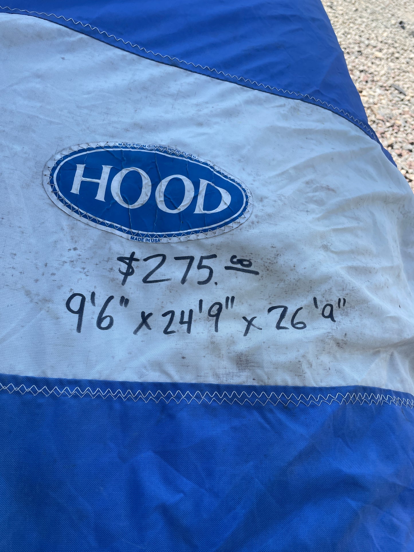 Hood Main Sail - 9’6” x 24’9” x 26’9”