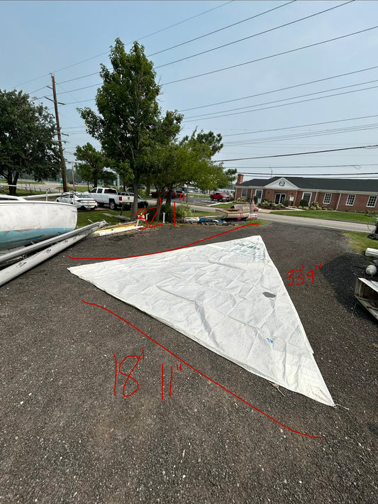 North Sails Headsail 33 9” Luff, 32' 1" Leech,  18’ 11” Foot