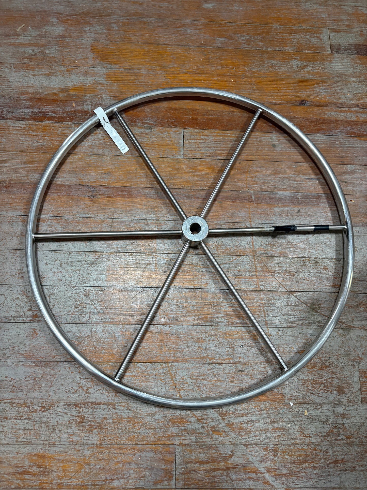 30" Stainless Steel Wheel - 1" Straight Keyed Shaft