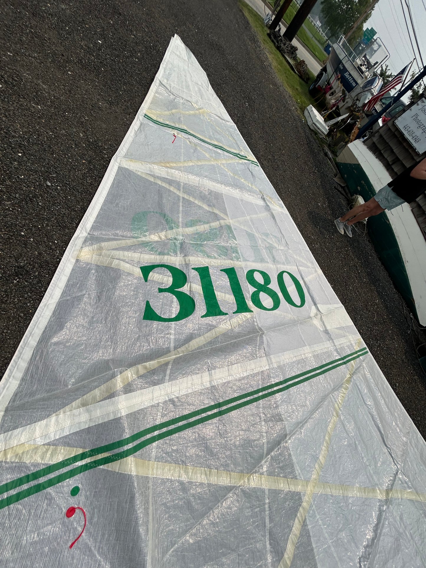 North Sails 31180 Jib Genoa Sail 35’7” Luff x 19’10” Foot x 37’6” Leech