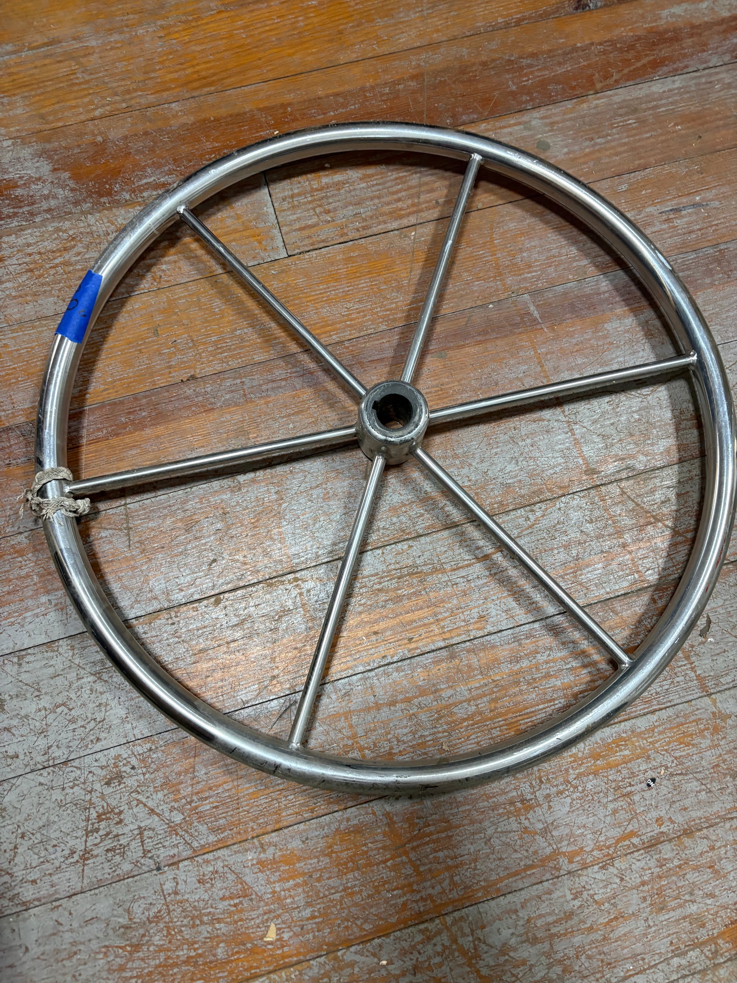 20" Stainless Steel Wheel - 1" Straight Keyed Shaft