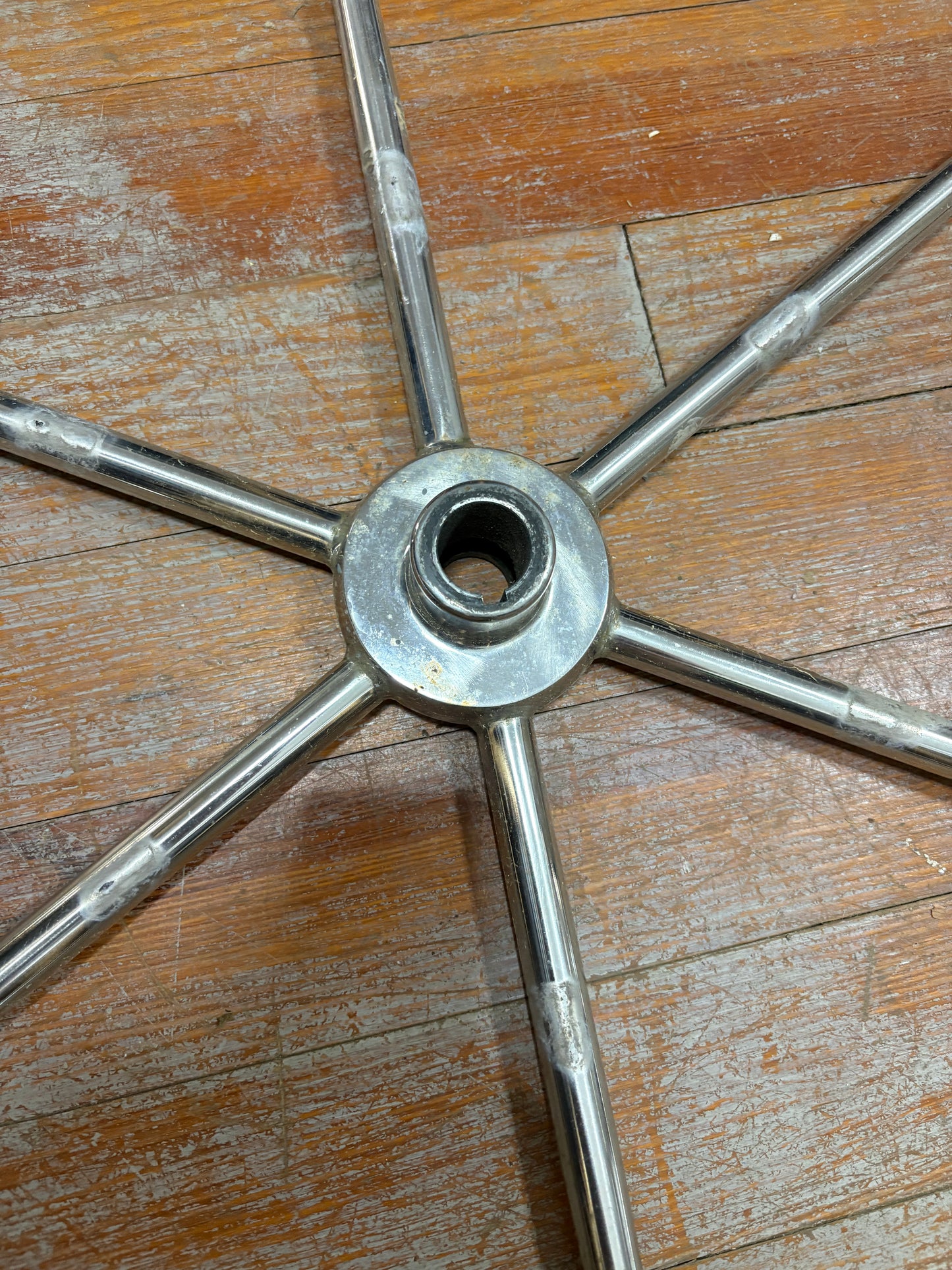 Yacht Specialties 32" Stainless Steel Wheel - 1" Straight Keyed Shaft