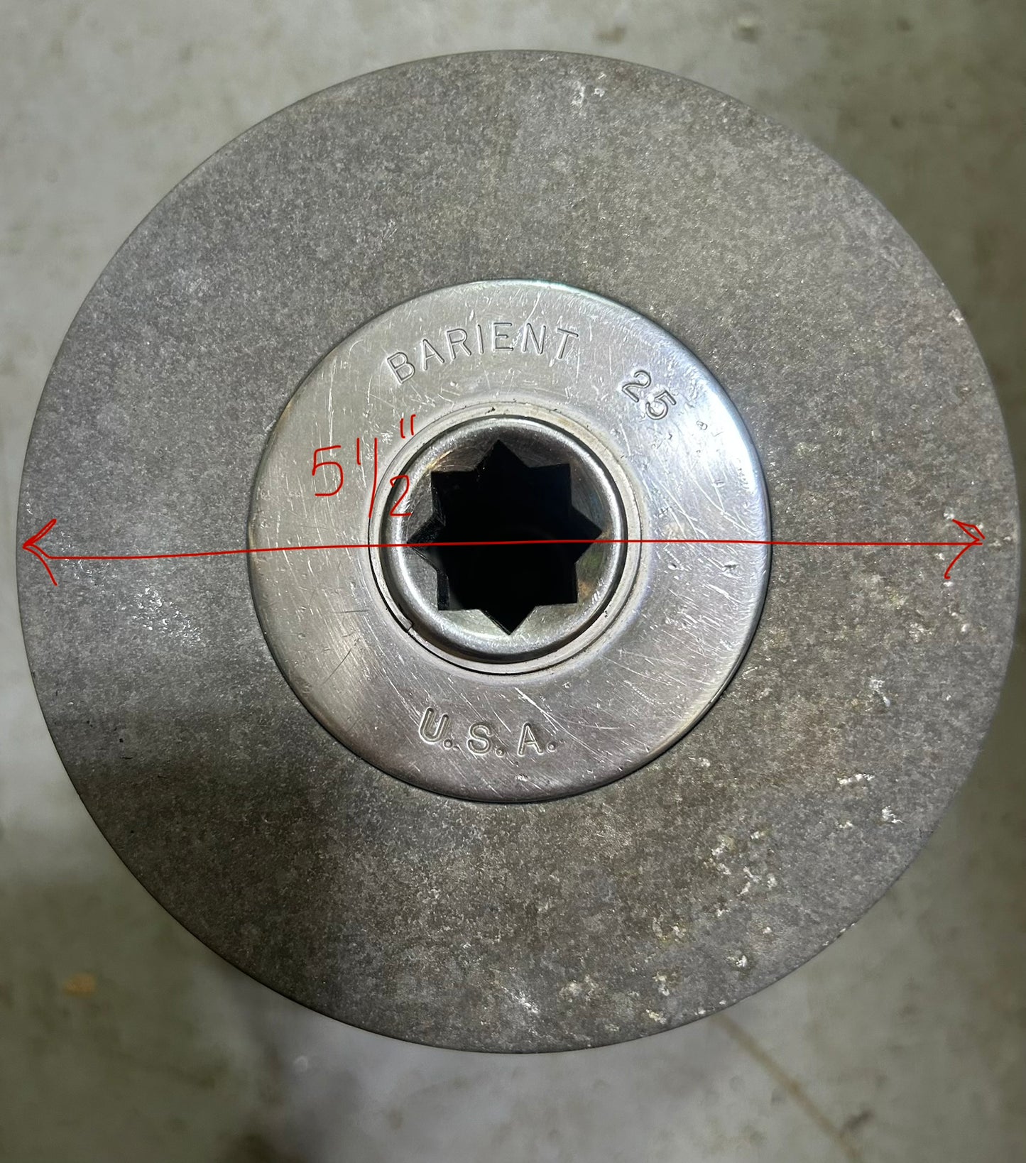 Barient 25 Single Speed & Winch 6-3/4” Base
