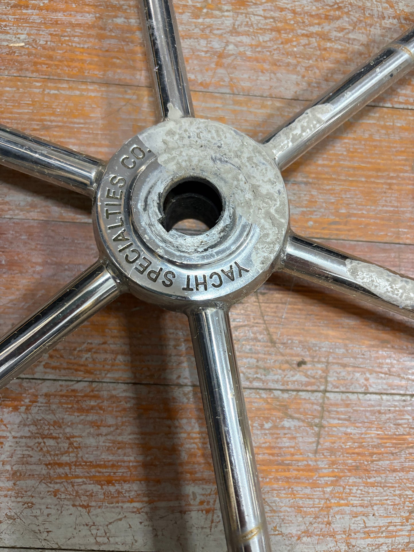 Yacht Specialties 32" Stainless Steel Wheel - 1" Straight Keyed Shaft