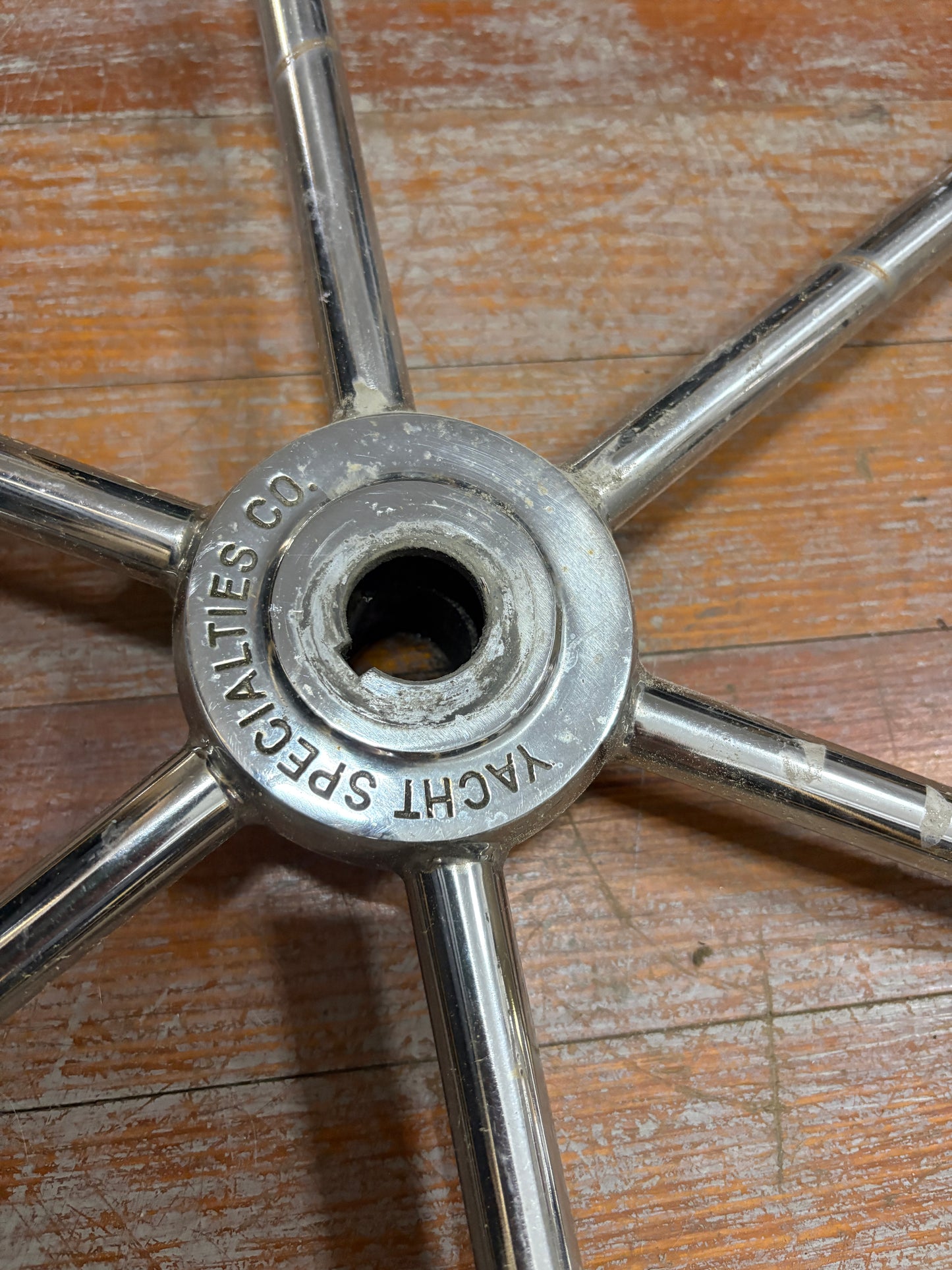 Yacht Specialties 32" Stainless Steel Wheel - 1" Straight Keyed Shaft