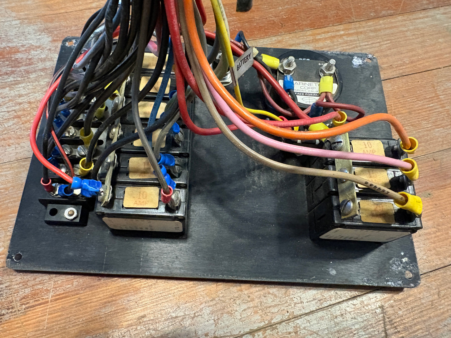 Master Power Control Panel off Herreshoff 31