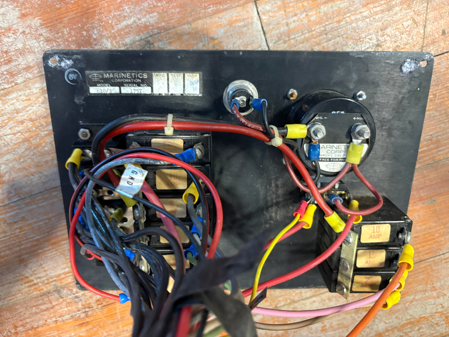 Master Power Control Panel off Herreshoff 31