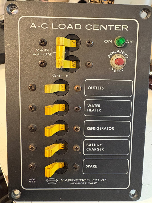 Marinetics Corp A-C Load Center from Herreshoff 31