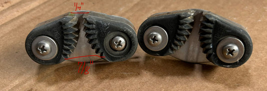 Schaefer Cam Cleats Fairlead Line Cleats 1/4”-7/16” - LOT OF 2