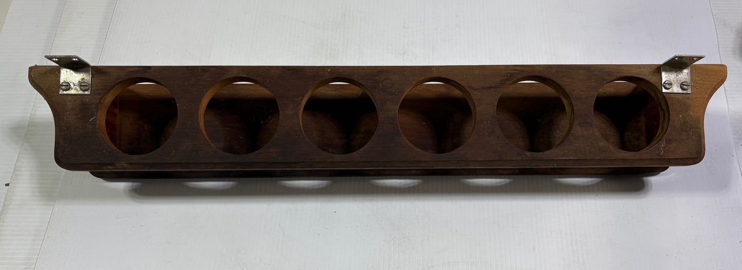 Teak Wall Cup Holder from H&L Marine Wood Work Inc 726T
