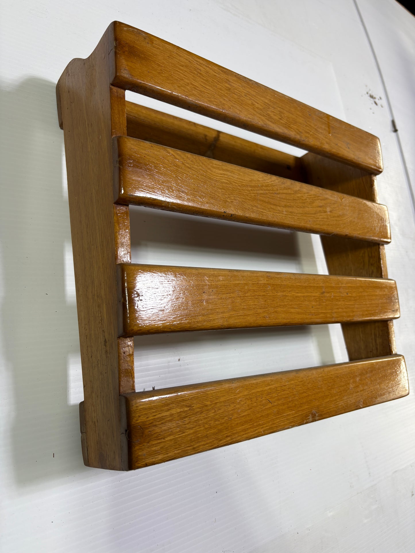 Teak Magazine Holder 13x14"