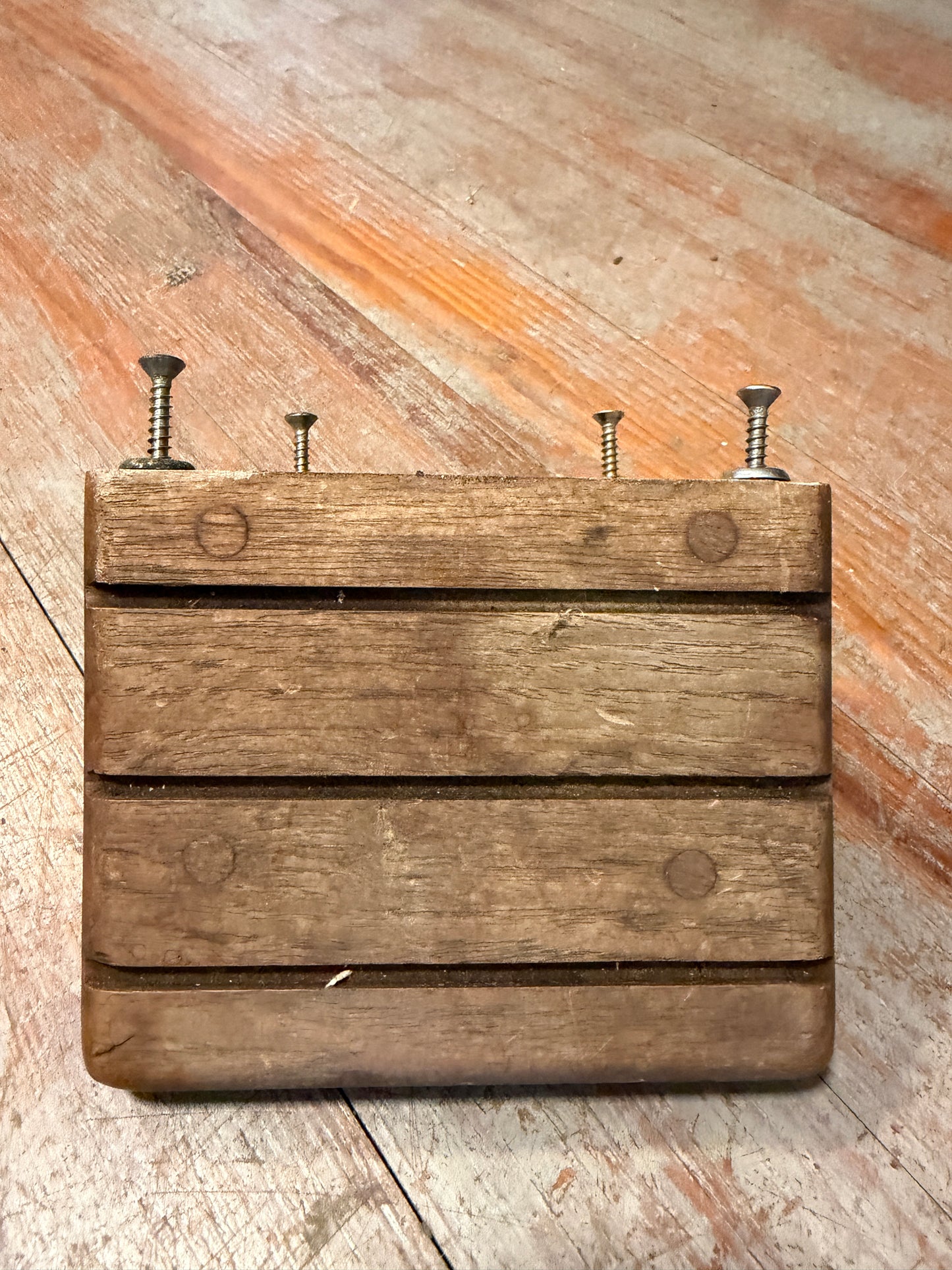 Single Teak Step - With Screws
