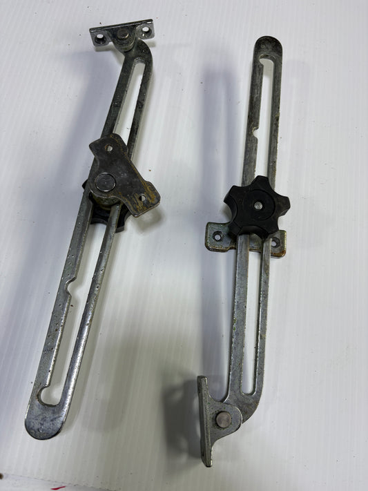 Chrome Plated Adjustable Hatch Arms PAIR 11.5"