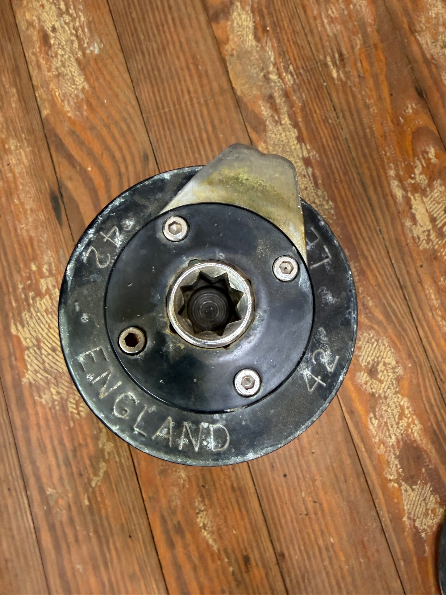 Lewmar 42 Self Tailing Winch - Two Speed - Chrome Body - Old Style Flat Top Plate