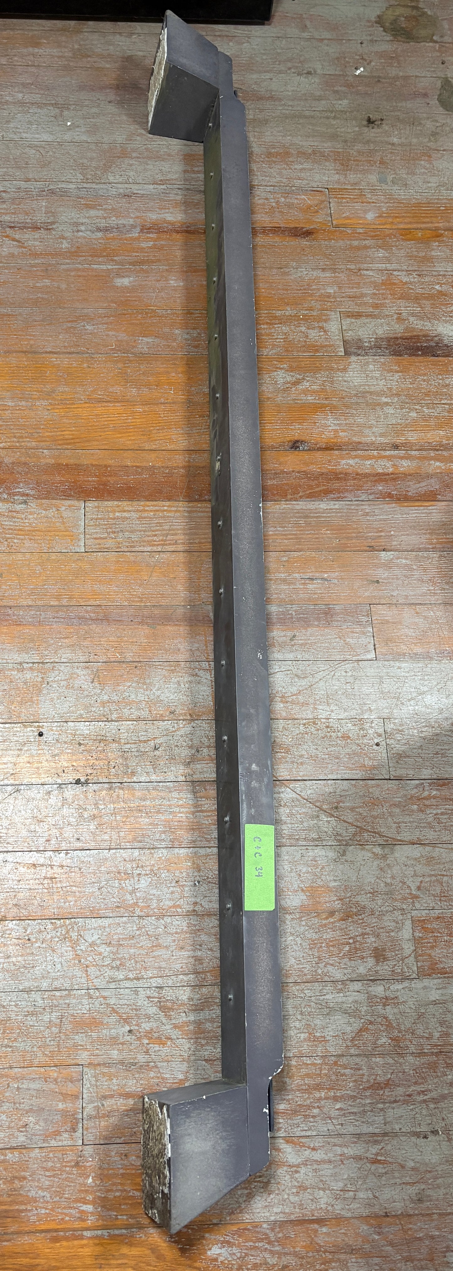 66.5" Length Raised Straight Traveler - 1 1/4" Track - OFF C&C 34