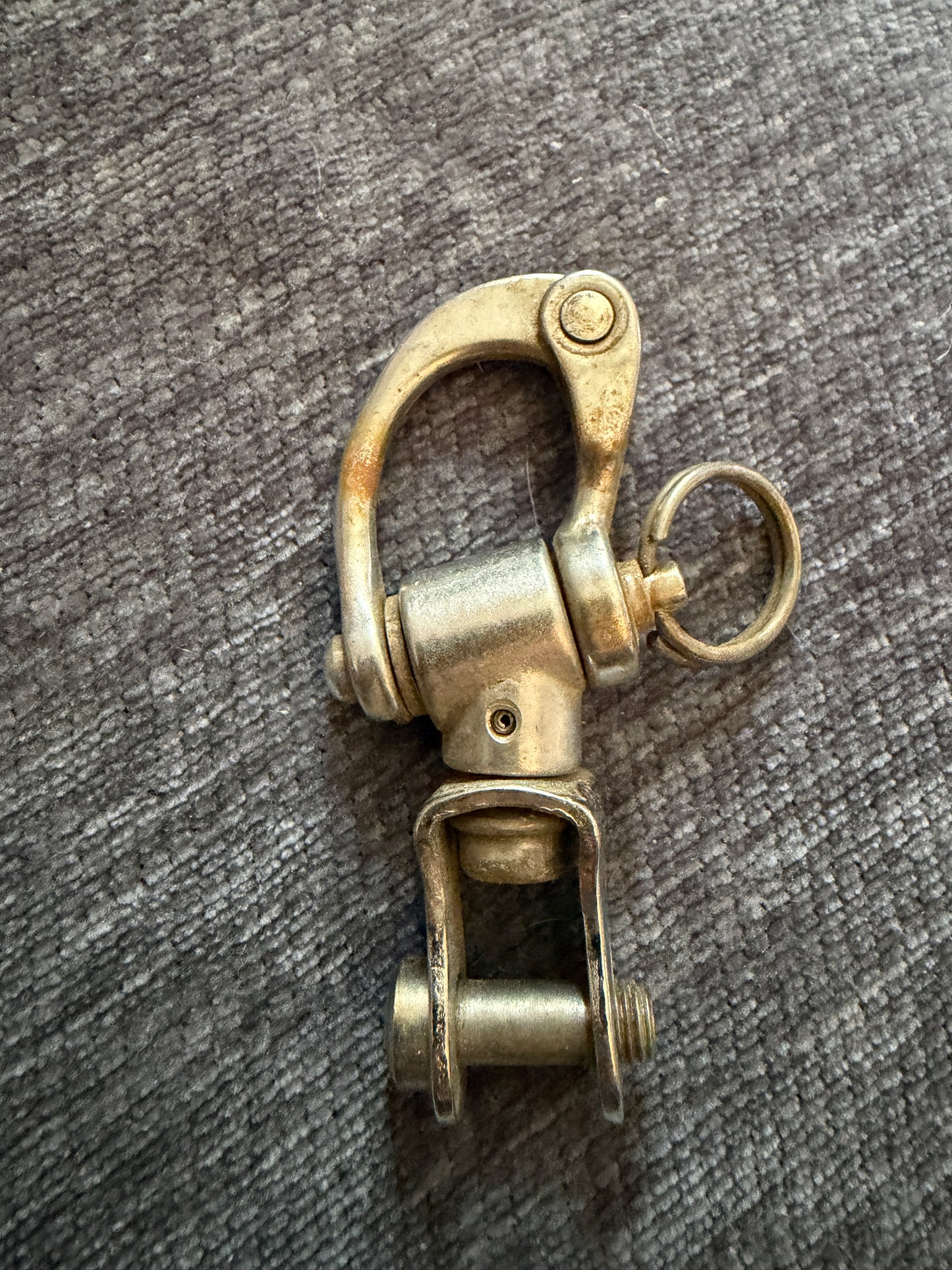 Small Nicro Marine Forked Swivel Bail Shackle - 3/8" Bail