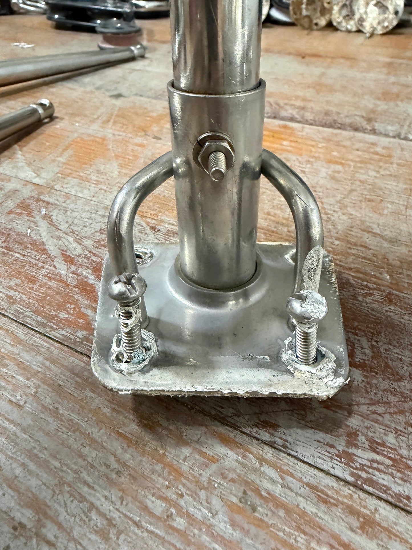 24 1/2" Tapered Double Lifeline Stanchion - Humphries 42 IOR
