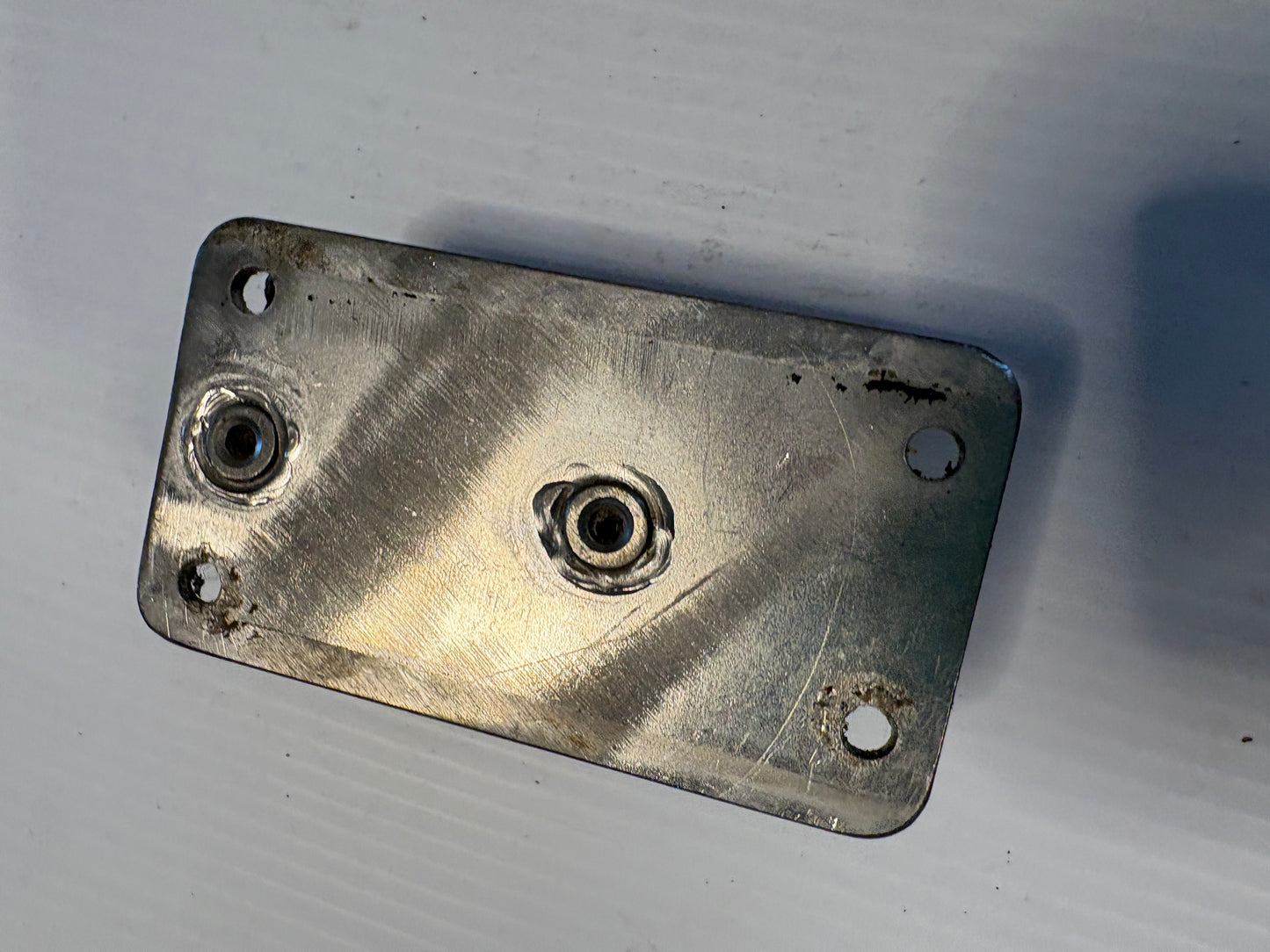 Double Cheek Block 2" Sheave 1/2" Line, Stainless Steel
