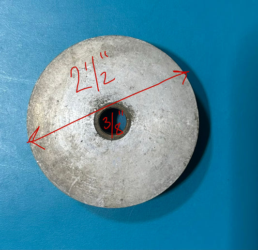 2-1/2” Aluminum Sheave Pulley Wheel 1/2” Line