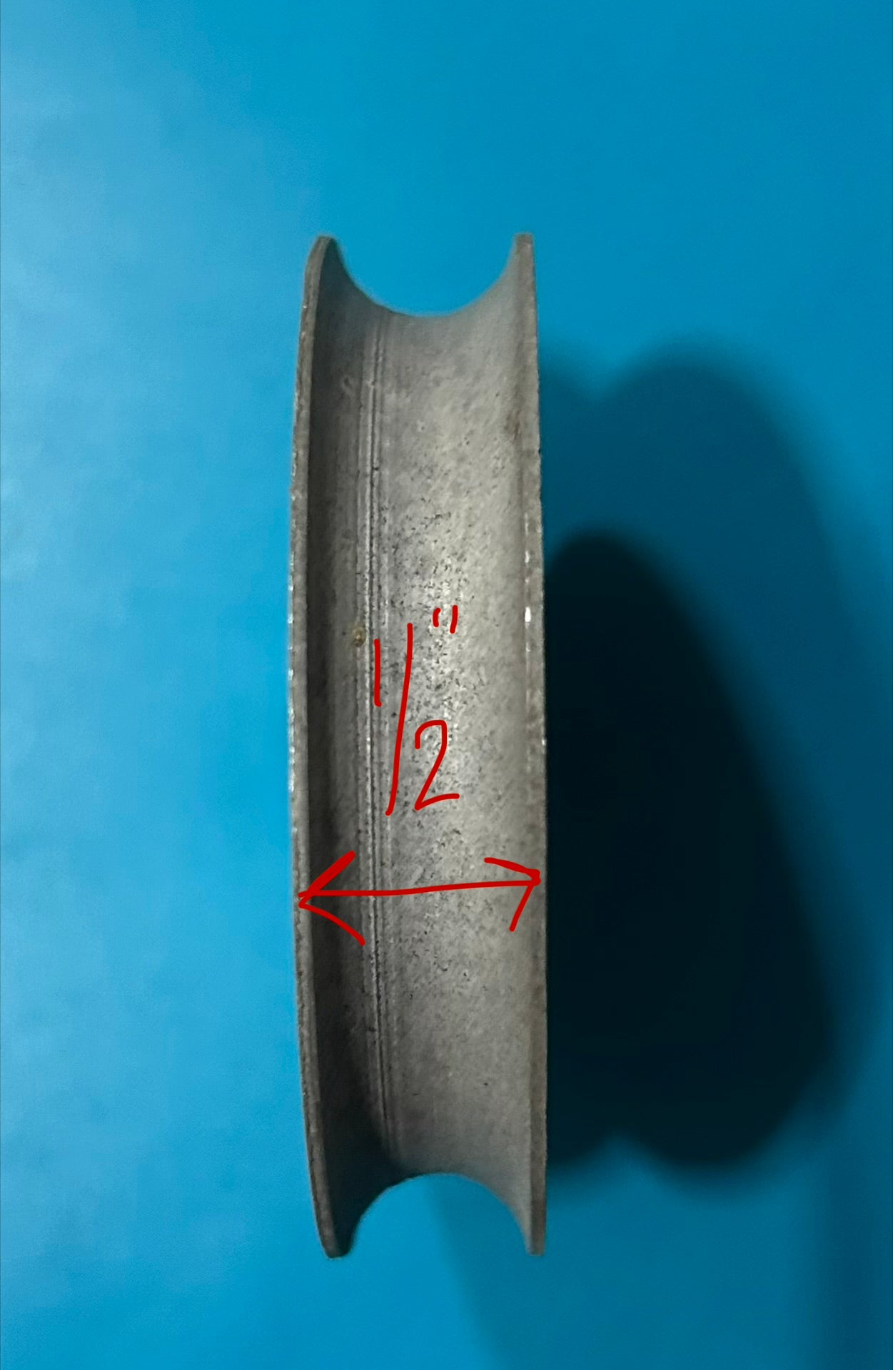 2-1/2” Aluminum Sheave Pulley Wheel 1/2” Line