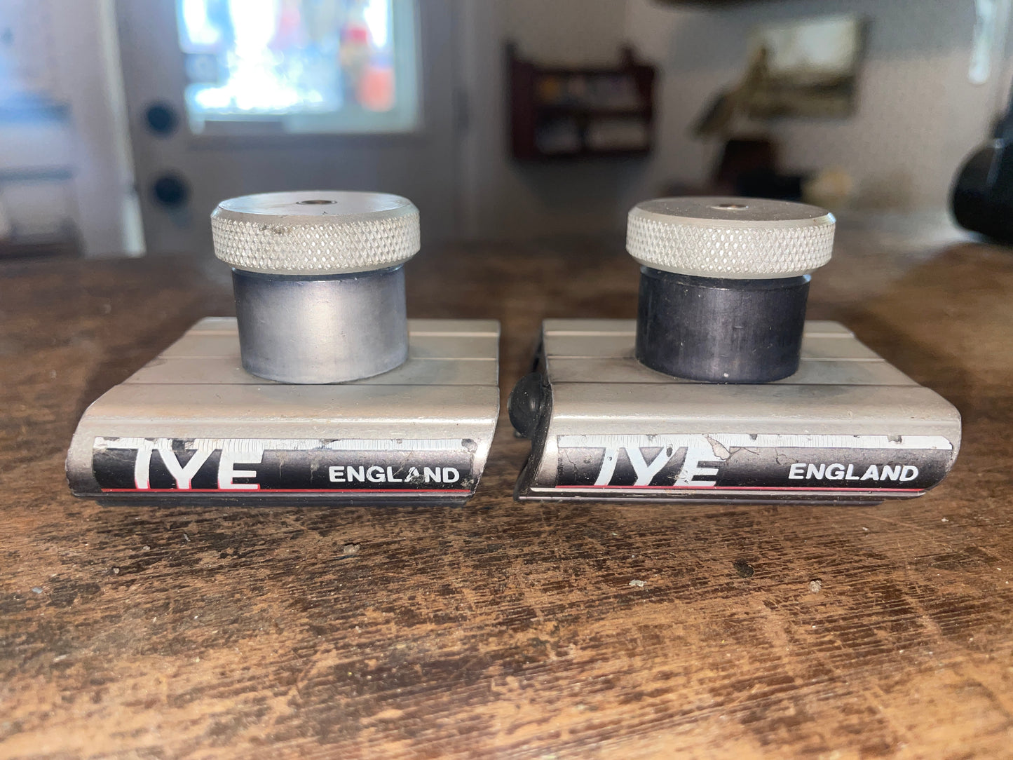 PAIR IYE Adjustable 1 1/4” Track Stops