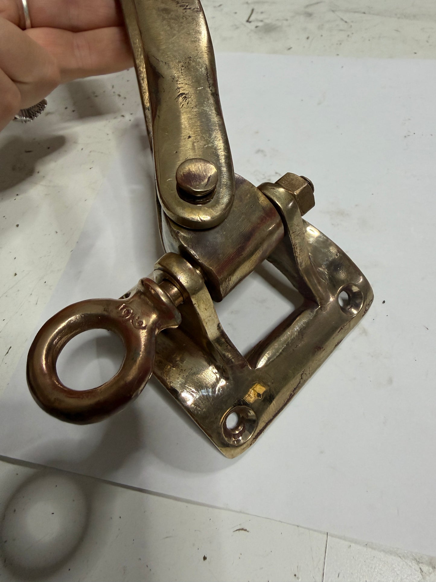 Bronze Gooseneck For Herreshoff Fish / Flatfish