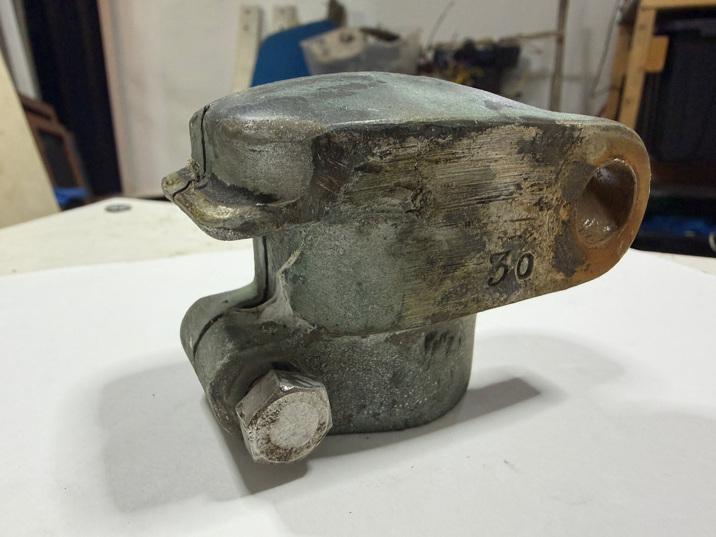 Bronze Rudder Cap - 1" Diameter Keyed Bore