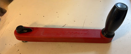Titan Red 10" Floating/Locking Winch Handle