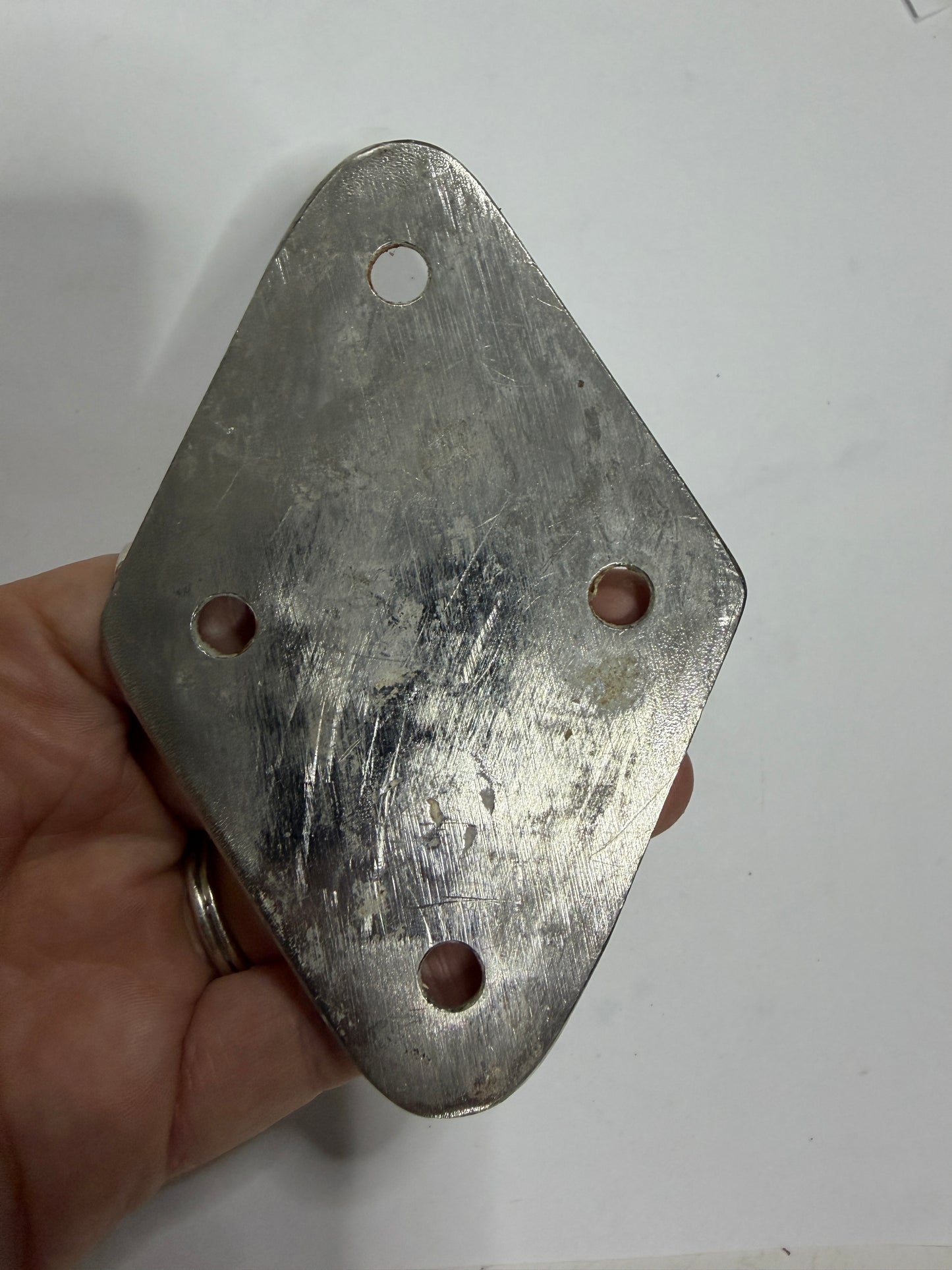 Stainless Steel Pad Eye - 1 1/4" x 1 1/8" Eye - Pointier Tips