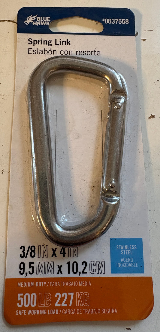 Blue Hawk Spring Link #0637558 3/8" x 4"