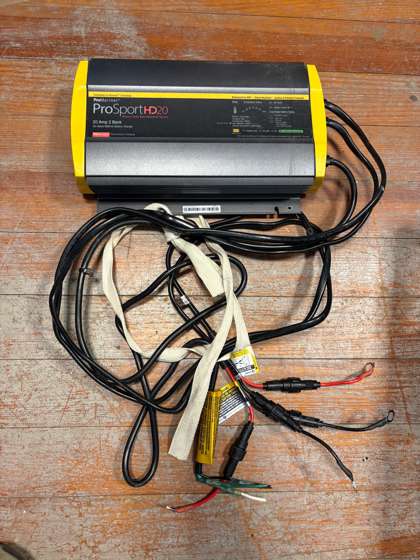 ProMariner ProSport HD20 20 Amp 2 Bank On Board Marine Battery Charger