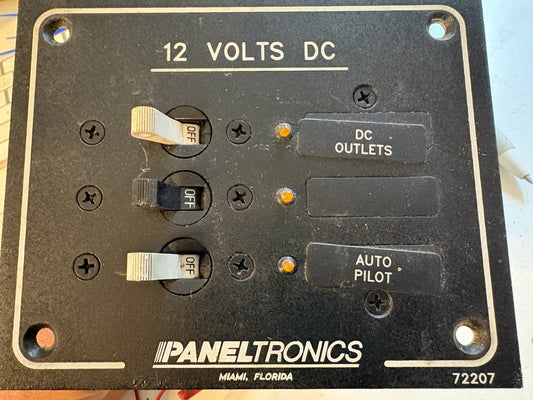 Paneltronics 12 Volts DC Panel #72207