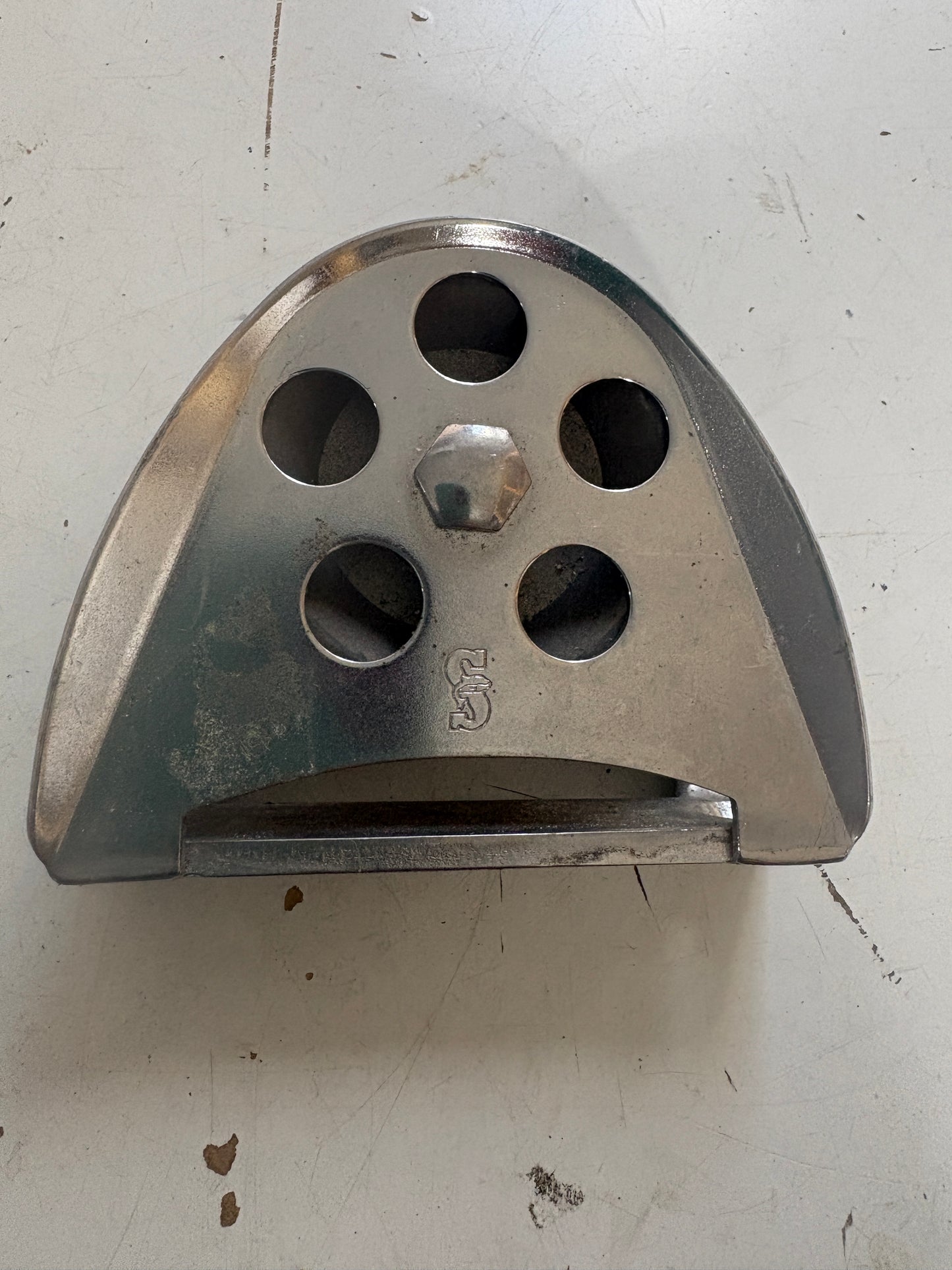 Schaefer Half-Moon Stainless Steel Fixed Fairlead 2 3/8" Sheave